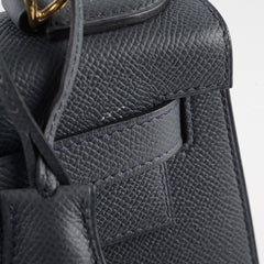 Hermes Kelly 28 Gris Misty Epsom Permabrass HW W Stamp