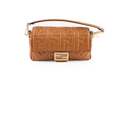 Fendi Medium Baguette Caramel Brown GHW