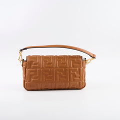 Fendi Medium Baguette Caramel Brown GHW