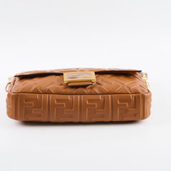Fendi Medium Baguette Caramel Brown GHW