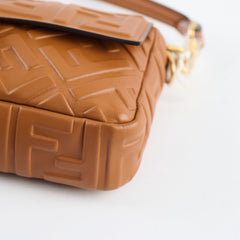 Fendi Medium Baguette Caramel Brown GHW