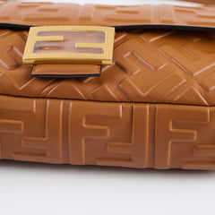 Fendi Medium Baguette Caramel Brown GHW