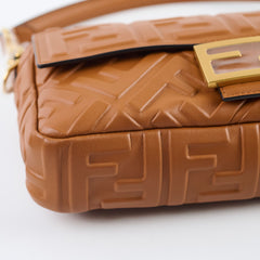 Fendi Medium Baguette Caramel Brown GHW