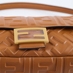 Fendi Medium Baguette Caramel Brown GHW