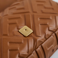 Fendi Medium Baguette Caramel Brown GHW