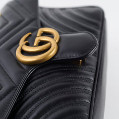 Gucci Marmont Flap Medium Black