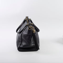 Gucci Soho Leather Tote Black