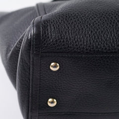 Gucci Soho Leather Tote Black