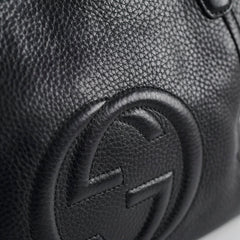 Gucci Soho Leather Tote Black