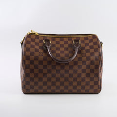 Louis Vuitton Speedy 30 Bandouliere Damier Ebene