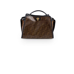 Fendi Mini Peekaboo Black with Defender