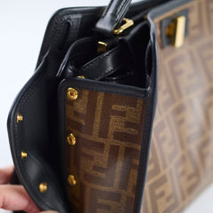 Fendi Mini Peekaboo Black with Defender