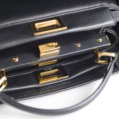Fendi Mini Peekaboo Black with Defender