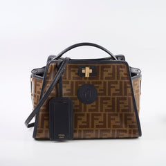 Fendi Mini Peekaboo Black with Defender