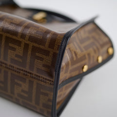 Fendi Mini Peekaboo Black with Defender