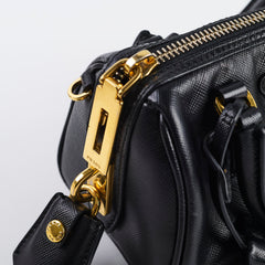 Prada Mini Saffiano Crossbody Bag Black