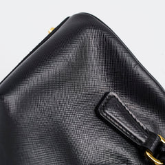 Prada Mini Saffiano Crossbody Bag Black