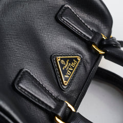 Prada Mini Saffiano Crossbody Bag Black