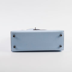 Hermes Kelly 25 Epsom Sellier Bleu Brume Y Stamp