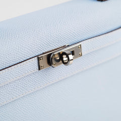 Hermes Kelly 25 Epsom Sellier Bleu Brume Y Stamp