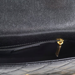 Chanel Seasonal Caviar Mini Flap Black Microchip