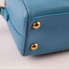 Saint Laurent Boston Crossbody Bag Blue