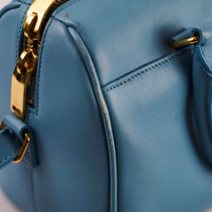 Saint Laurent Boston Crossbody Bag Blue