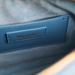 Saint Laurent Boston Crossbody Bag Blue