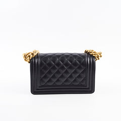 Chanel Small Boy Black Microchip