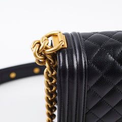 Chanel Small Boy Black Microchip