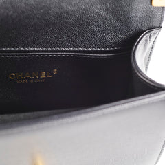 Chanel Small Boy Black Microchip