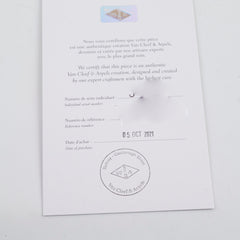 Van Cleef & Arpels Alhambra Pink Rhodonite Diamond Necklace Holiday Pendant 2021