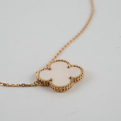 Van Cleef & Arpels Magic Alhambra Pendant Mother of Pearl Rose Gold Ginza Edition
