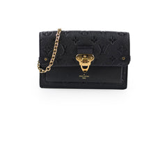 Louis Vuitton Vavin Wallet on Chain Black Empreinte