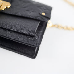 Louis Vuitton Vavin Wallet on Chain Black Empreinte