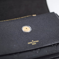 Louis Vuitton Vavin Wallet on Chain Black Empreinte