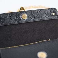 Louis Vuitton Vavin Wallet on Chain Black Empreinte