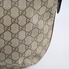 Gucci Ophidia Half-Moon Hobo Bag Brown