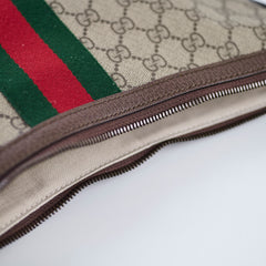 Gucci Ophidia Half-Moon Hobo Bag Brown