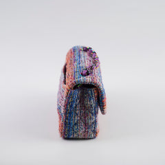 Chanel Mini Rectangular Tweed Multicolor/Purple