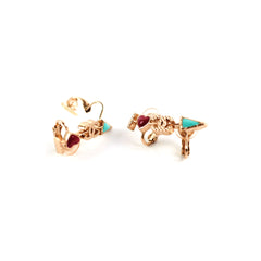 Chanel Earrings Clip Heart (Costume Jewellery)
