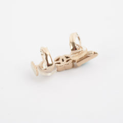 Chanel Earrings Clip Heart (Costume Jewellery)