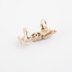 Chanel Earrings Clip Heart (Costume Jewellery)