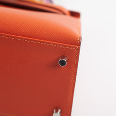 Hermes Kelly 28 Epsom Orange Stamp O square (2011)