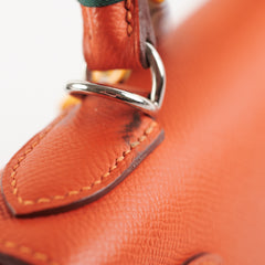 Hermes Kelly 28 Epsom Orange Stamp O square (2011)