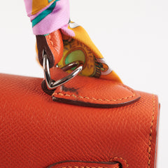 Hermes Kelly 28 Epsom Orange Stamp O square (2011)