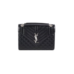 Saint Laurent Medium Black Envelope Shoulder Bag