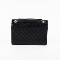 Saint Laurent Medium Black Envelope Shoulder Bag
