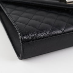 Saint Laurent Medium Black Envelope Shoulder Bag