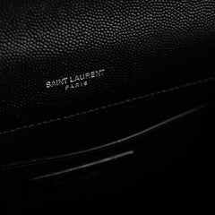 Saint Laurent Medium Black Envelope Shoulder Bag